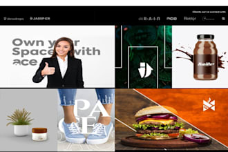 create an attractive proffesional website for your brand