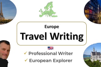 write informed, engaging travel content