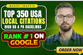 build high quality USA local citations for top local SEO rankings