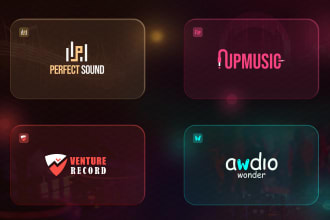 design versatile logo for music band, producer and studio