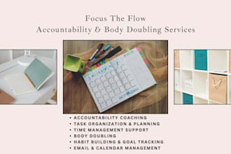 be your adhd body double and accountability partner