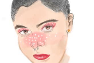 make a portrait illustration
