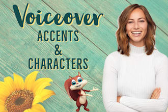 record different accents and character voices