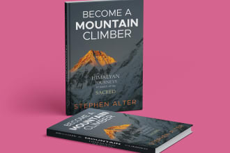 design a high quality print cover book cover or ebook cover with back and spine
