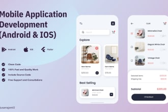 build android app, ios app with flutter app development