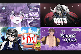 make anime or vtuber thumbnails for your content