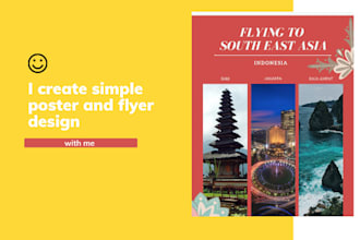 create simple poster and flyer design