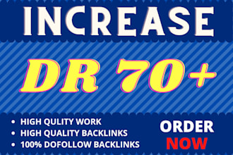 increase ahrefs dr up to 70 from any point