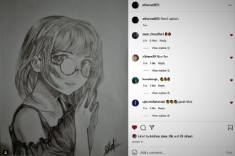 simple pencil realistic portraits