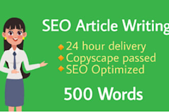 write urgent well researched articles fit for your budget