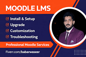 install, customize, upgrade and fix your moodle lms