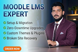 install, customize, and fix your moodle lms as an expert moodle developer
