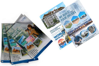 design a flyer, brochure, poster, leaflet