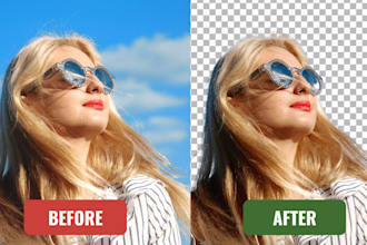 remove background and retouch professionally in photoshop
