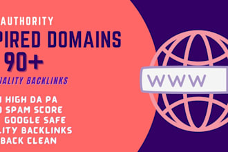 find expire domain with high quality backlinks