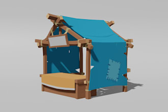 make lowpoly 3d model