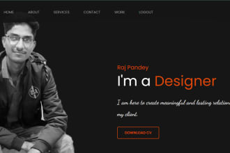 make great dynamic website i am expert in python django