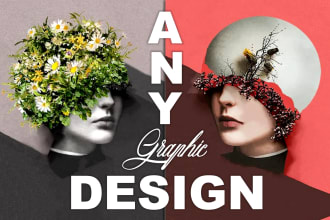 do any graphic design adobe illustrator photoshop digital art