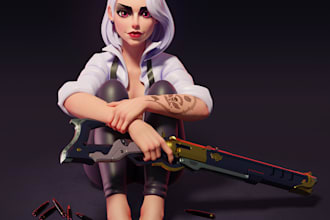 2d 3d nft art, nft animation video 2d, 3d character design