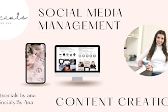 be your social media manager and content creator
