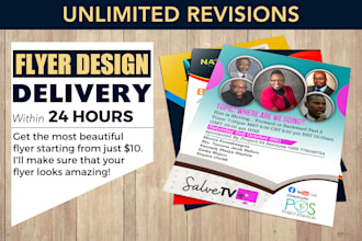 design flyer and poster within 24 hours
