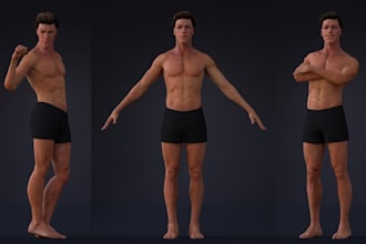 model 3d character and 3d character modeling for animation