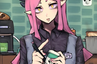 do oc digital art commissions