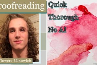 proofread your manuscript, document, or essay quickly