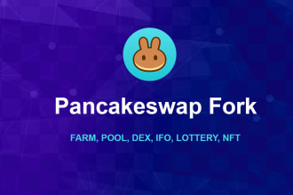 fork pancakeswap, uniswap v2, v3 and v4 on all evm chains