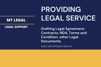 draft and review contracts, agreements and legal documents