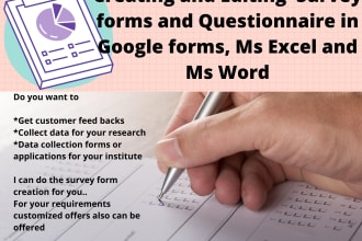 create survey forms, registration forms, and questionnaires