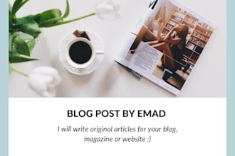 write original articles for your blog, magazine or website