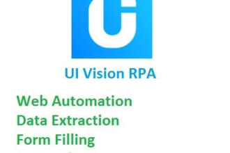 do automation in browser and desktop apps with UI vision rpa and python