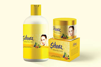 do creative cosmetic label and skincare product label design