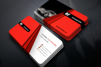 do lucrative visiting card by photoshop in 24hours