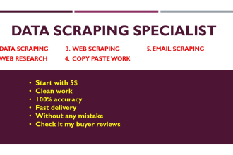 do any type of data formatting job for you