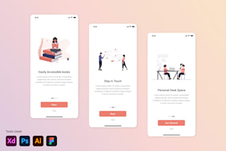 do modern mobile UI UX design or website UI UX design