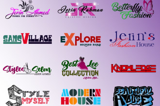 text,hand drawn,custom font, and typography logo design