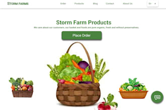 landing page by jamie