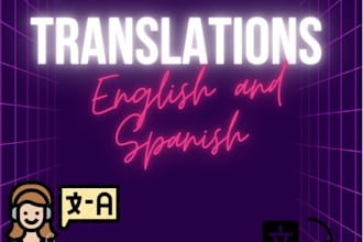 translations english and spanish