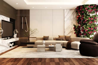 do interior design for bedroom and living room