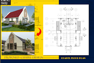 make professional 2d drawings and architectural floor plans