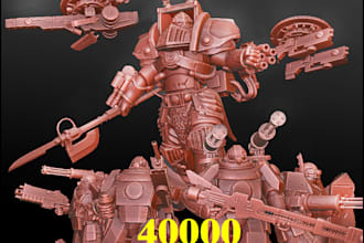 sculpt your 40k warhammer character for 3d printing
