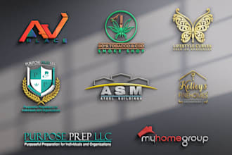 design modern business type logo