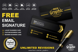 design luxury business card