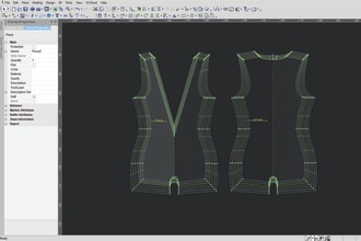 do sewing pattern maker of clothing, dress, garment and grading