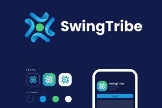 design modern exclusive app logo icon and splash screen