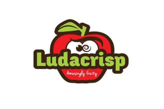 design modern ludacrisp apple logo in 1 day