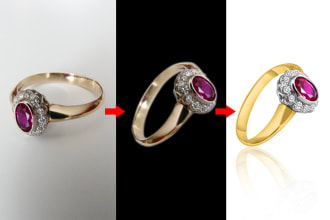 do jewelry retouch, product photography retouching