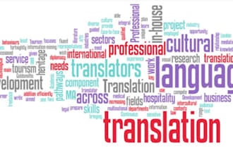 provide professional and accurate translations